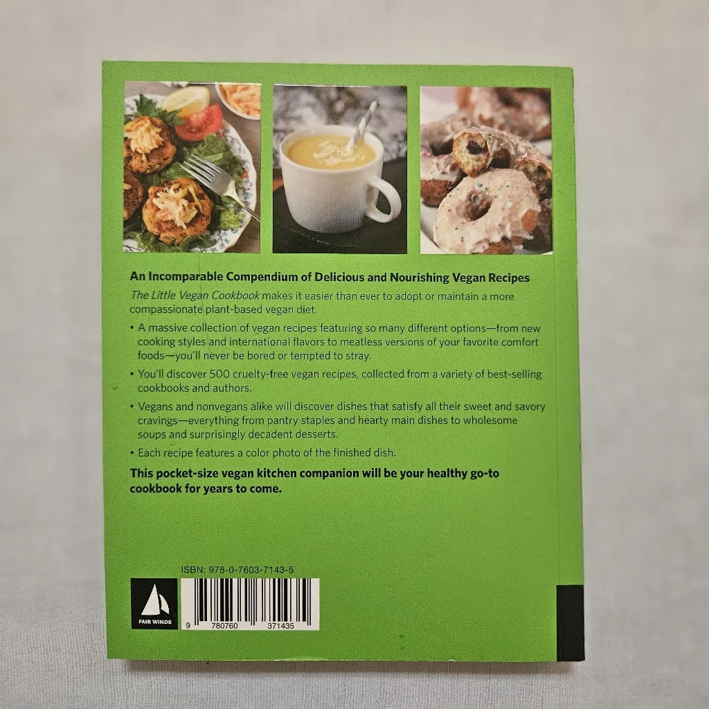 The Little Vegan Cookbook: 500 of the best vegan vegan recipes ever 2016